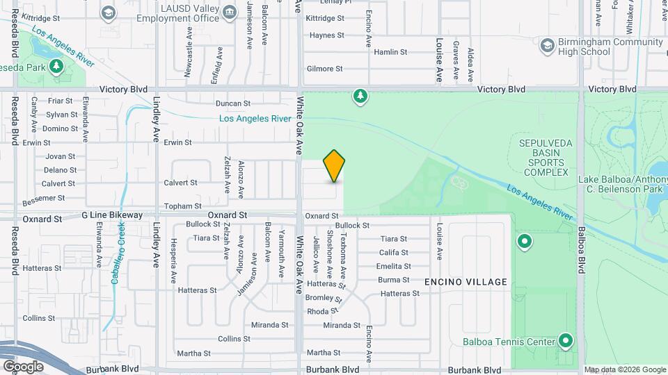 17600 Calvert St Map and Location Details