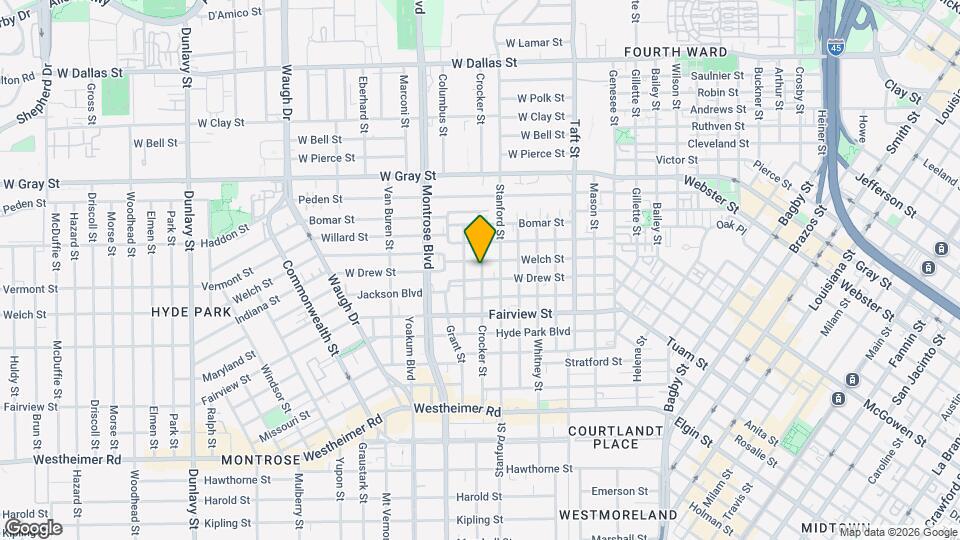 2110 Crocker St Map and Location Details