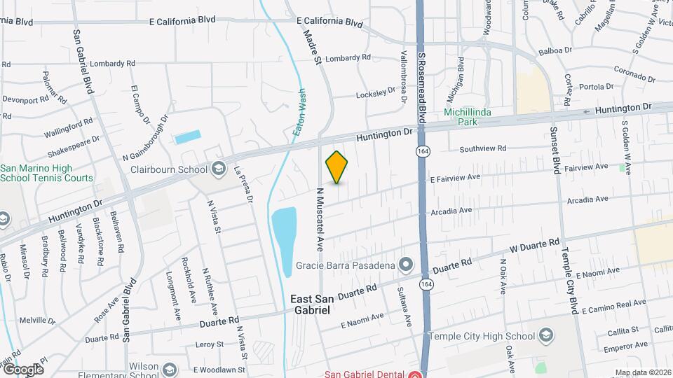 8735 E Fairview Ave Mapa y Detalles de la Ubicación