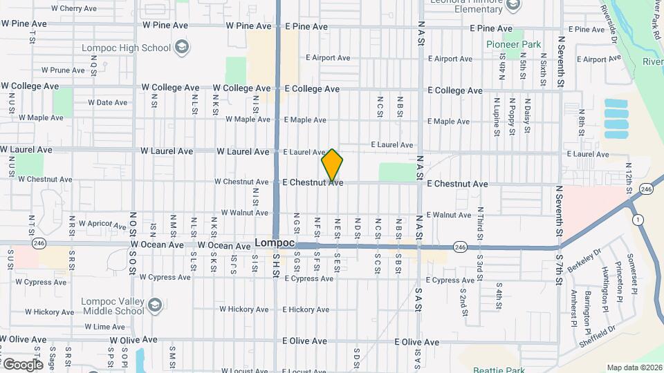 239 N E St Map and Location Details