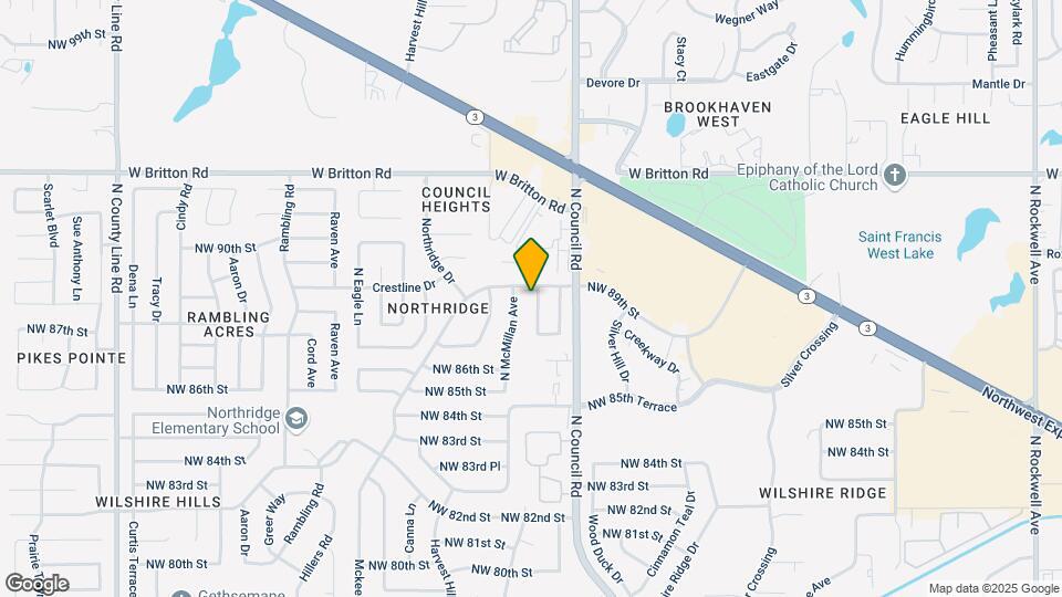 8829 Parkridge Dr Map and Location Details