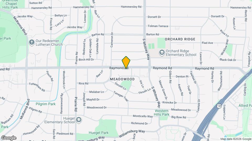5809 Raymond Rd Map and Location Details