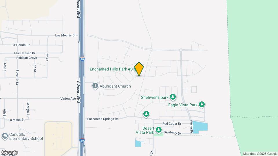 7726 Enchanted Ridge Dr Mapa y Detalles de la Ubicación