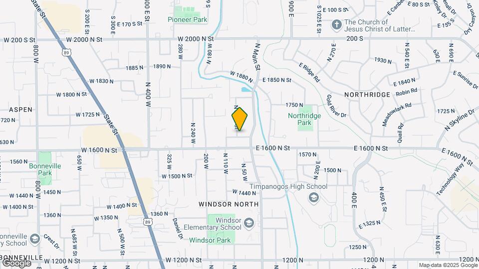 1648 N 80 W St Map and Location Details
