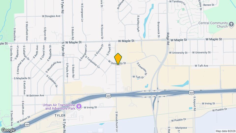 408 S Woodchuck Ln Map and Location Details