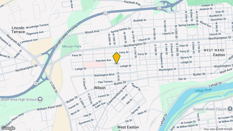 1903 Lehigh St Map and Location Details