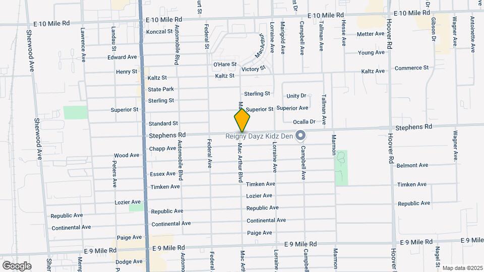 8536 Stephens Rd Mapa y Detalles de la Ubicación