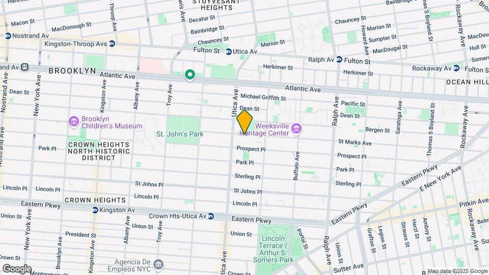 1212 Saint Marks Avenue Mapa y Detalles de la Ubicación
