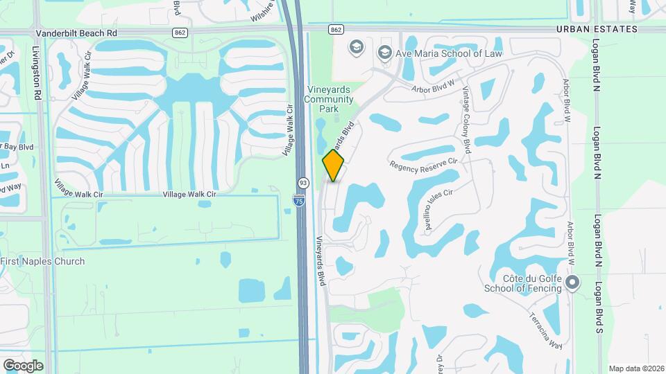 646 Vintage Reserve Cir Map and Location Details