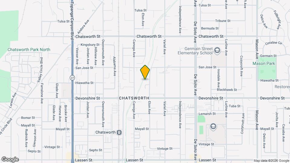 21310 Hiawatha St Map and Location Details
