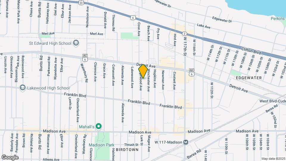 1459 Ridgewood Ave Mapa y Detalles de la Ubicación