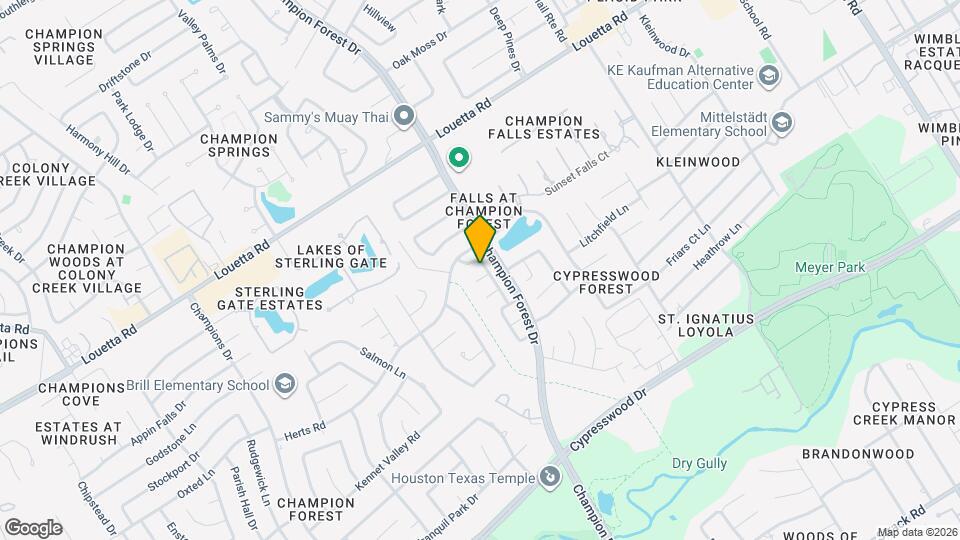 16623 Manningtree Ln Map and Location Details