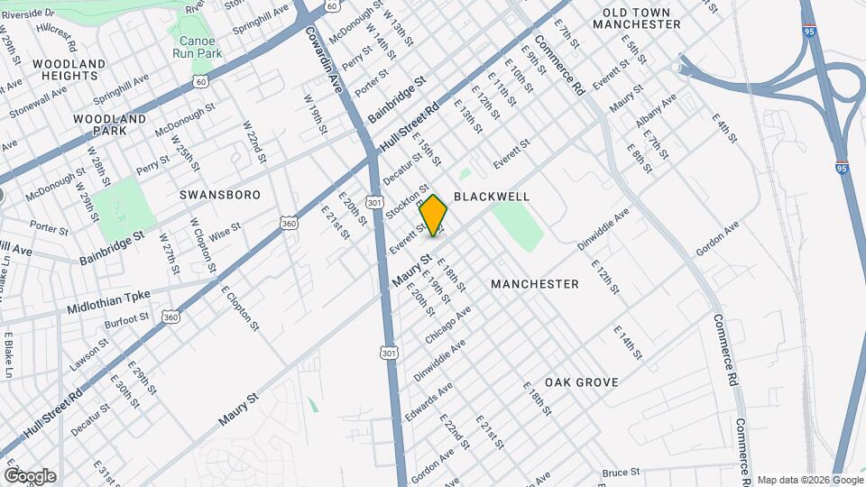 1715 Maury St Map and Location Details