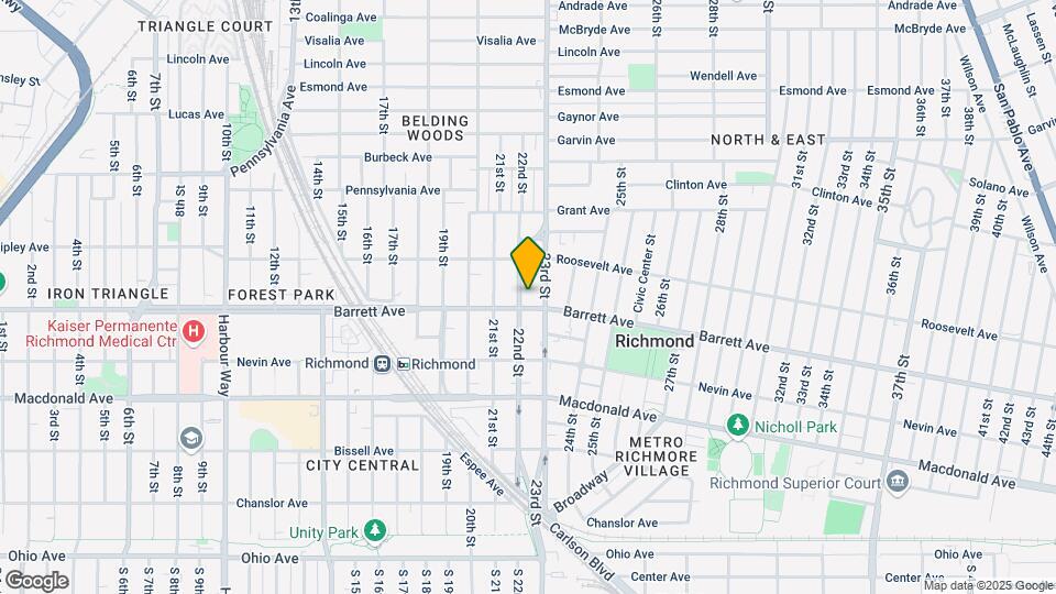 516 22nd St Map and Location Details
