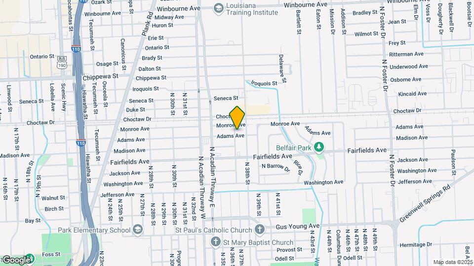 2306 N 37th St Map and Location Details