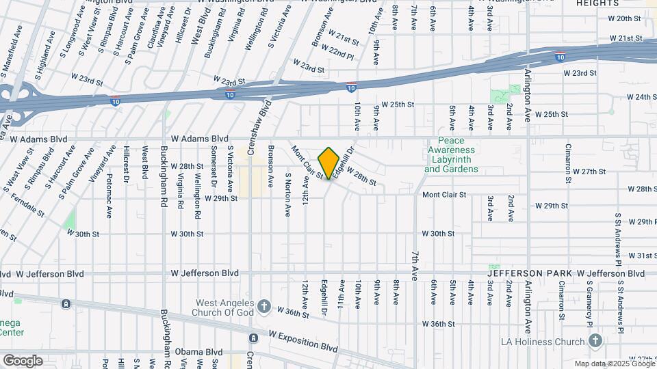 4000 Mont Clair Street Map and Location Details