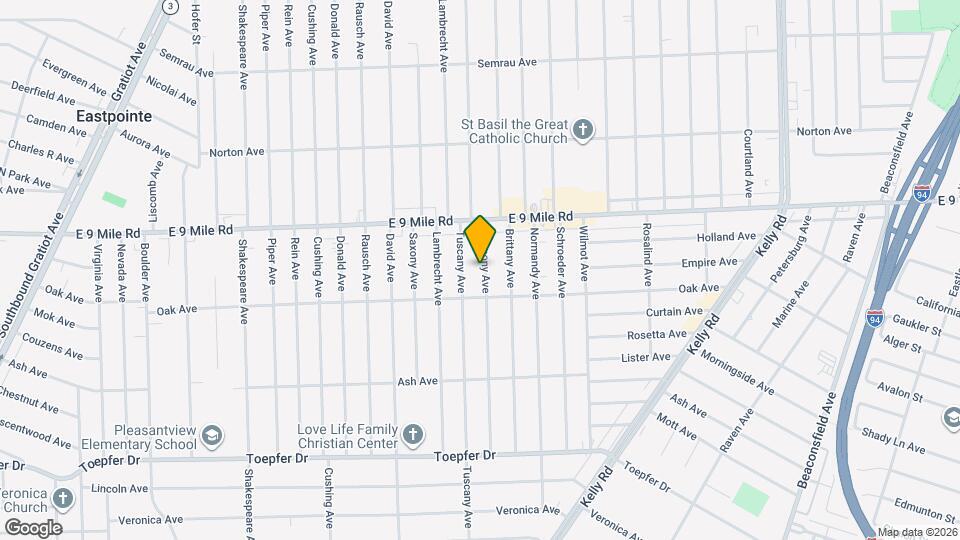 22461 Gascony Ave Map and Location Details