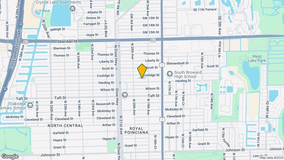 1917 Harding St Map and Location Details