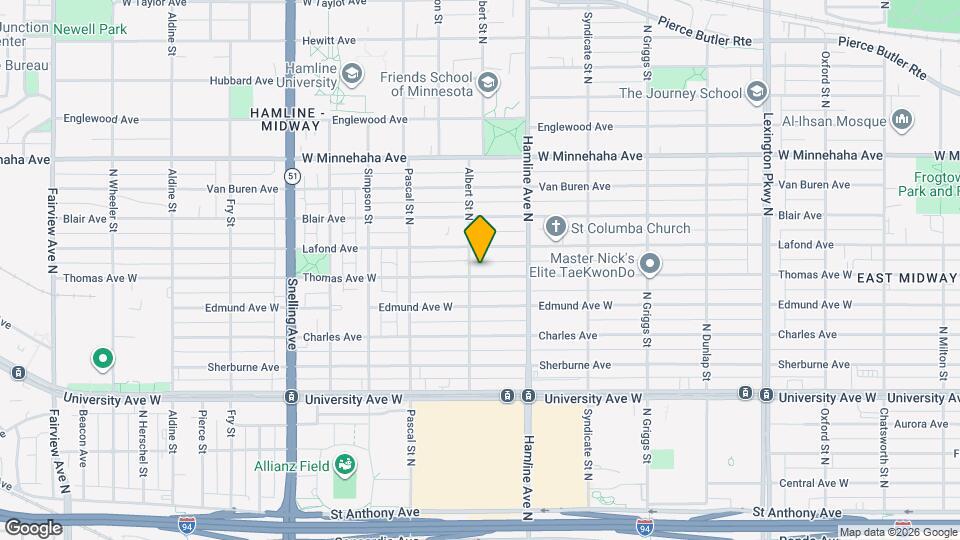 1391 Thomas Ave W, Unit ID1353282P Map and Location Details