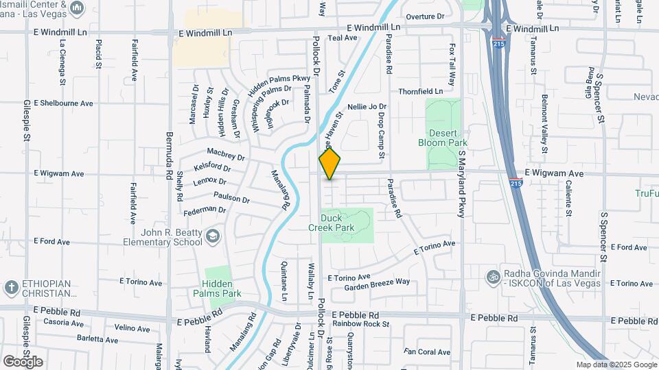 824 Painted Vista Ave Map and Location Details