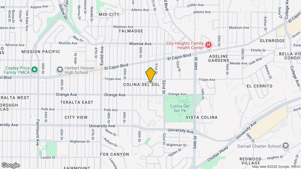 4255 Altadena Ave. Map and Location Details