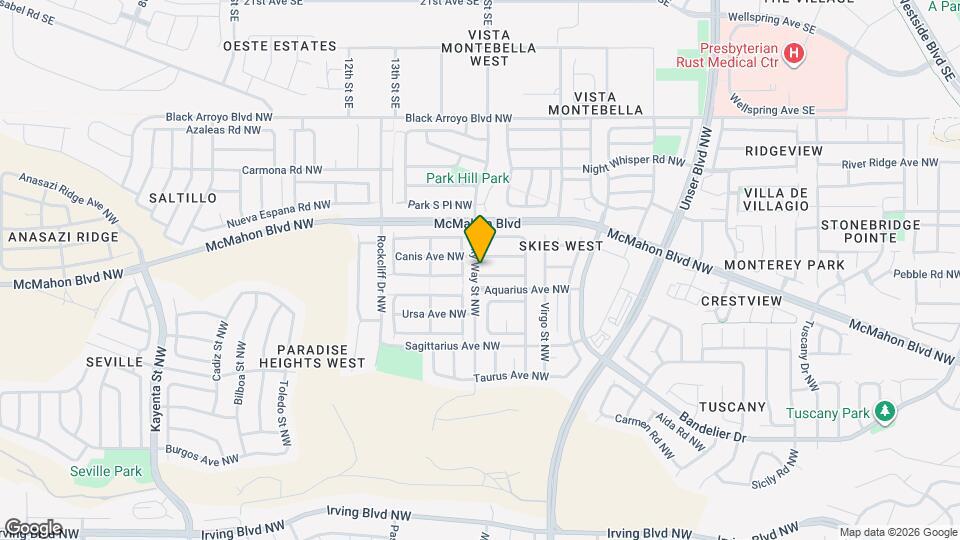 5955 Perseus Ave NW Map and Location Details