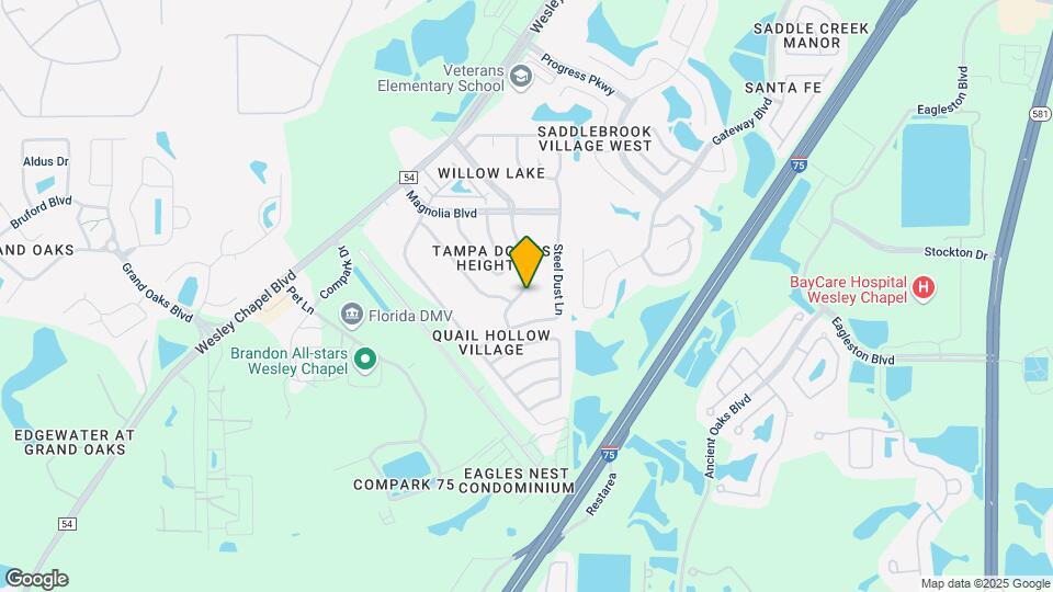 4552 Tampa Downs Blvd Map and Location Details