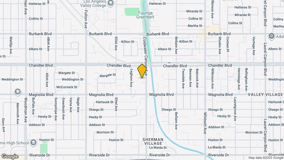 5261 Coldwater Canyon Ave Map and Location Details