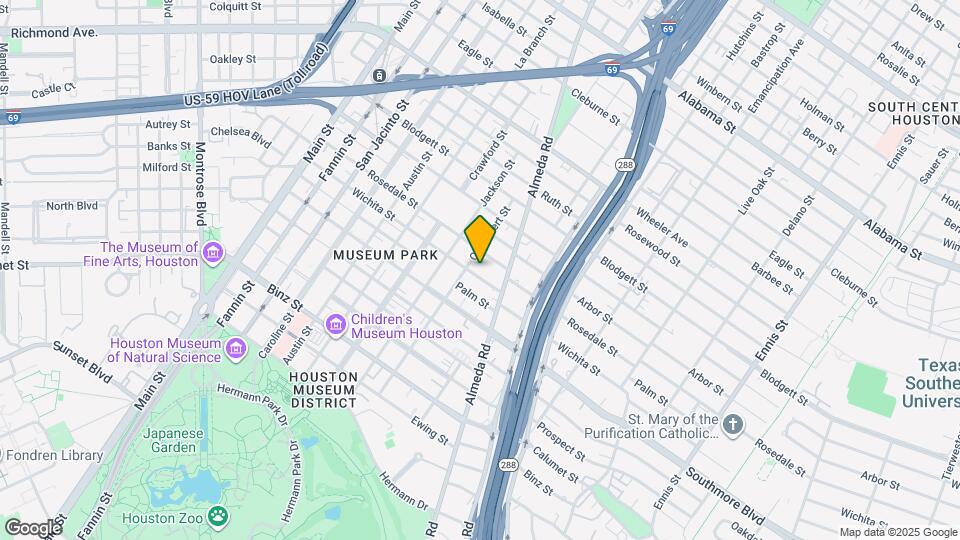 1811 Wichita St Map and Location Details