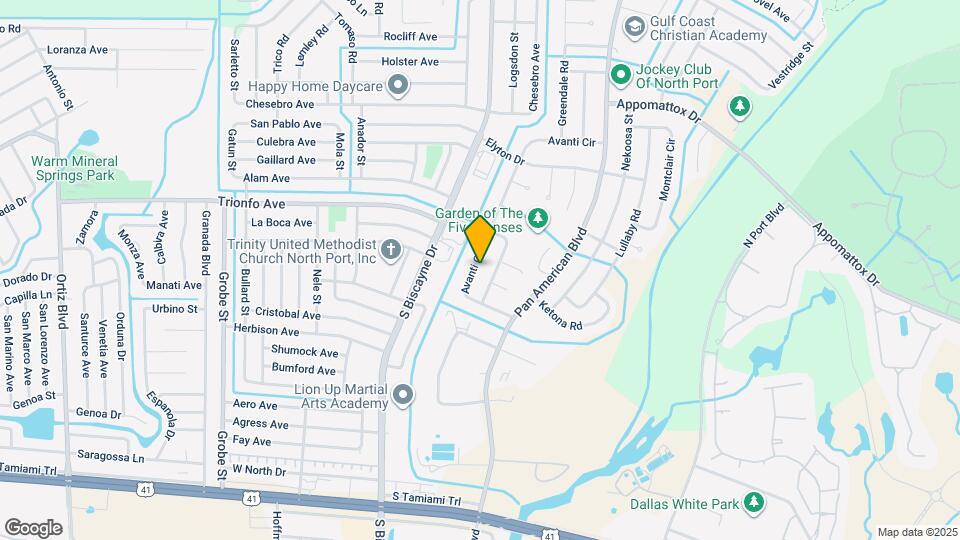 4300 Avanti Cir Map and Location Details