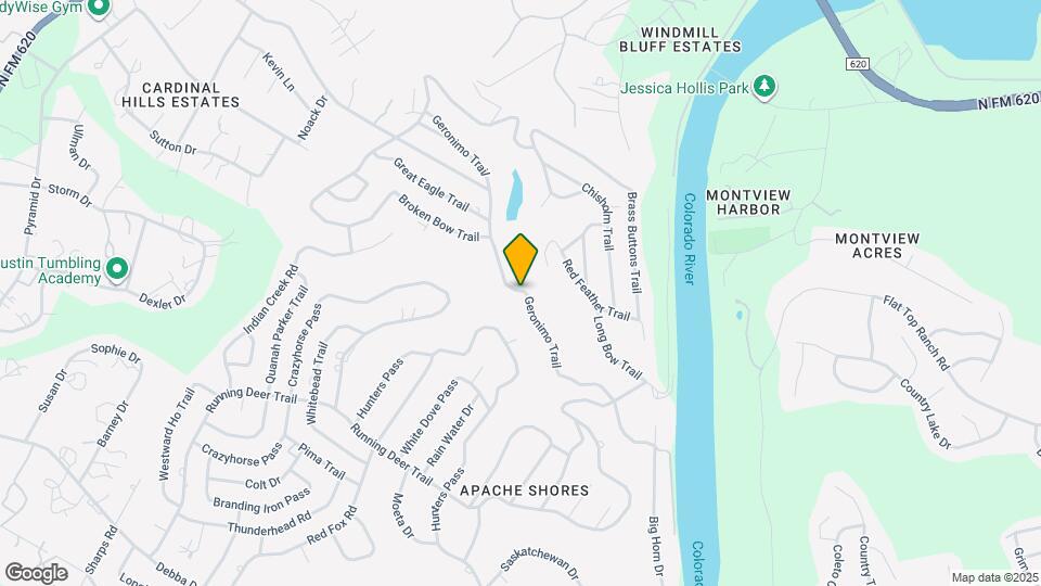 2806 Geronimo Trail Map and Location Details