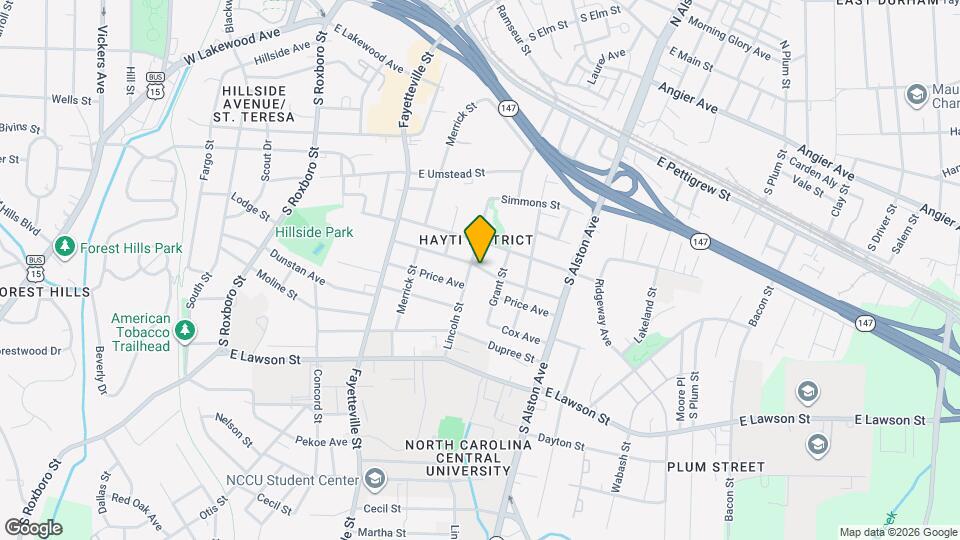 1403 Lincoln St Mapa y Detalles de la Ubicación