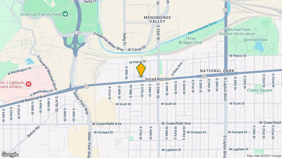 3702 W National Ave Mapa y Detalles de la Ubicación