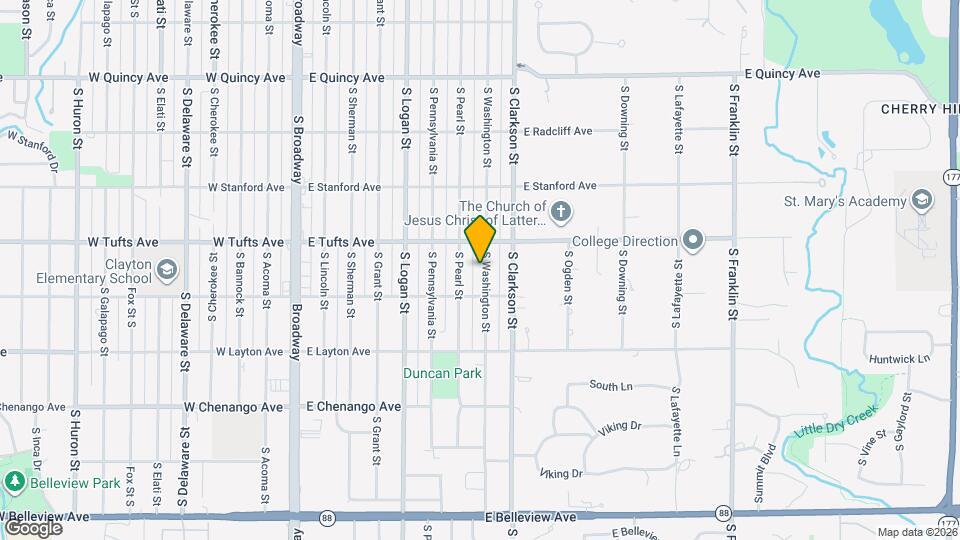 4651 S Washington St Mapa y Detalles de la Ubicación