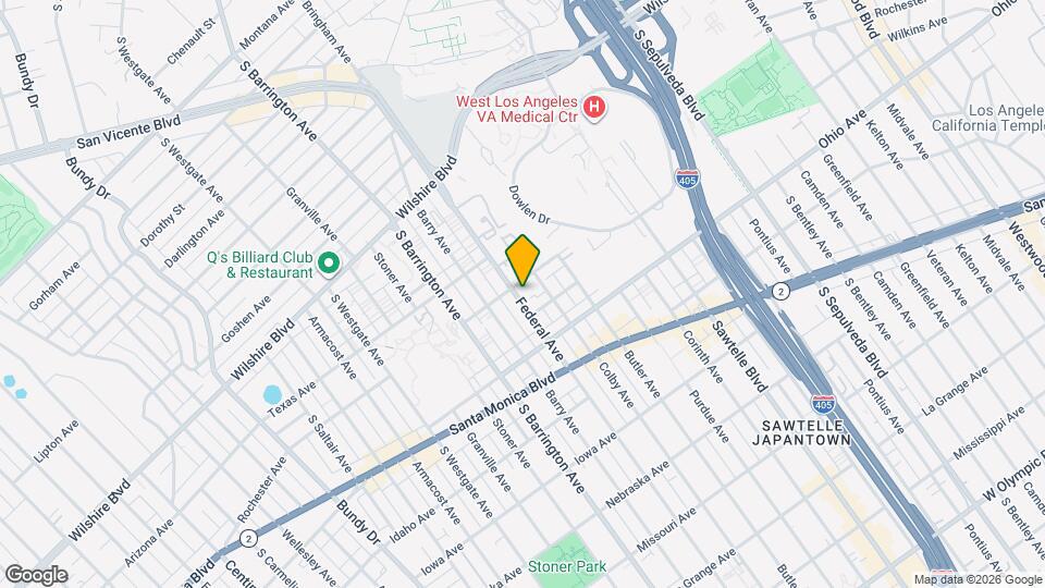 1410 Federal Ave Map and Location Details