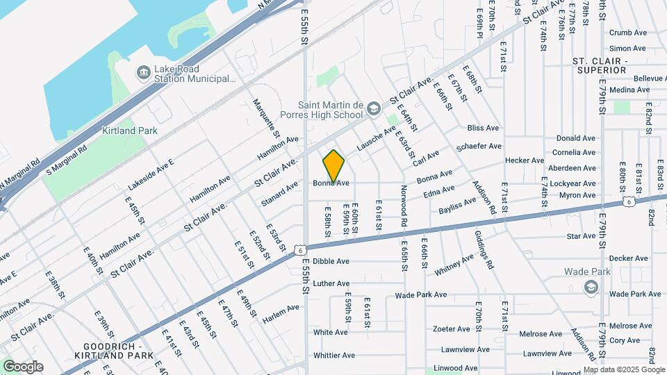 5806 Bonna Ave Map and Location Details