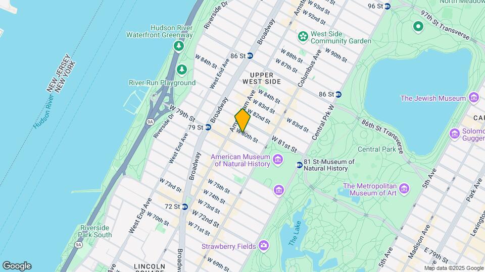 148 W 80th St Mapa y Detalles de la Ubicación