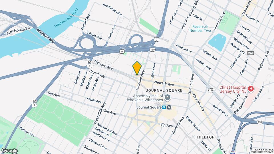 850 Newark Ave Map and Location Details