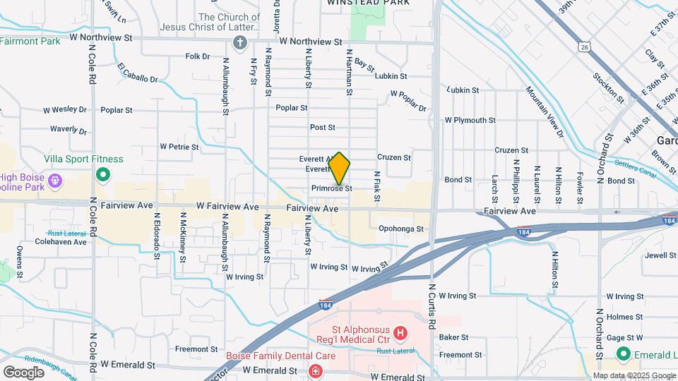 6211 Primrose St Map and Location Details