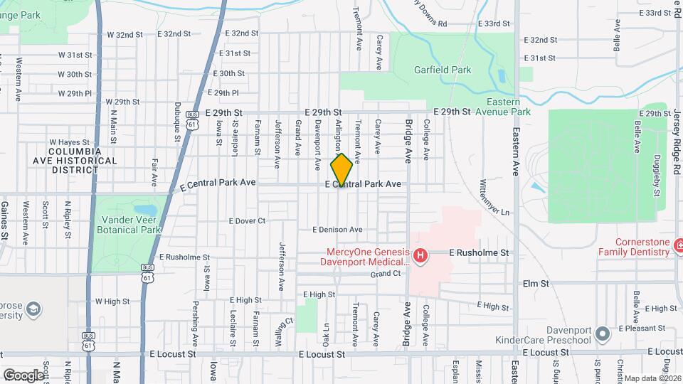2517 Arlington Ave Map and Location Details