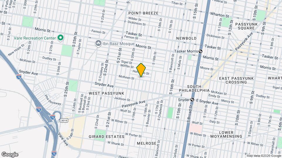 1939 S 19th St Map and Location Details