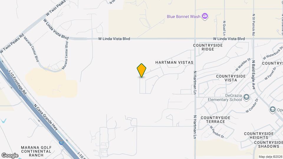 9324 N Red Diamond Ave Map and Location Details
