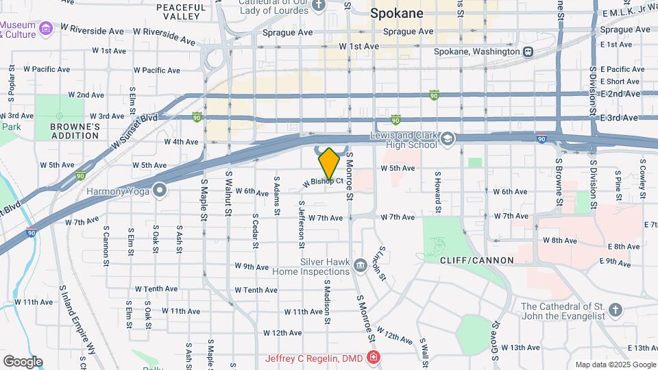 519 S Madison St Map and Location Details
