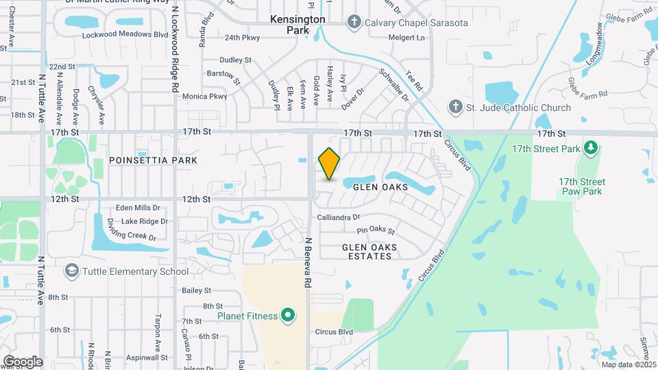 3638 Glen Oaks Manor Dr Map and Location Details