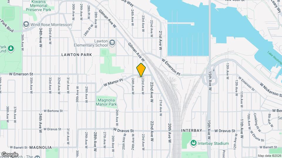 3649 23rd Ave W Map and Location Details