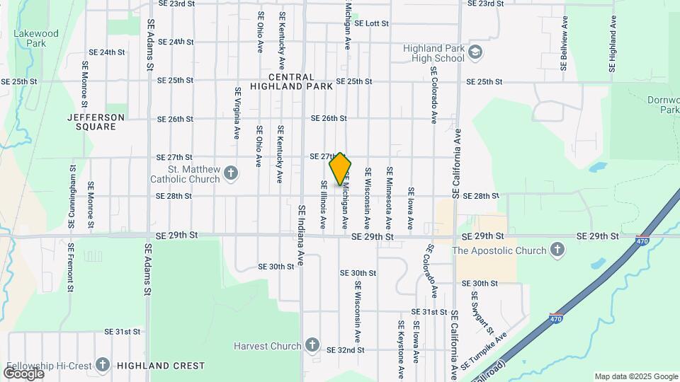2737 SE Michigan Ave Map and Location Details