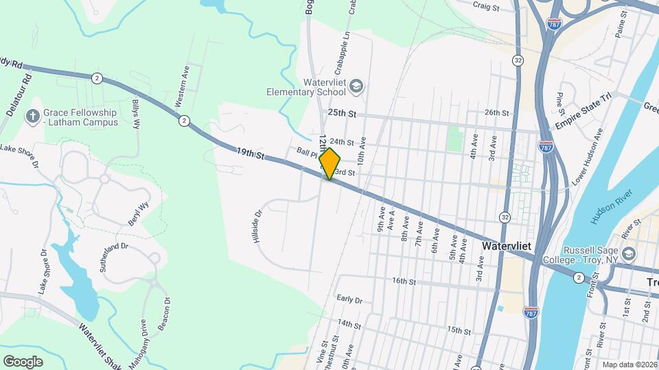 1030 19th St Map and Location Details