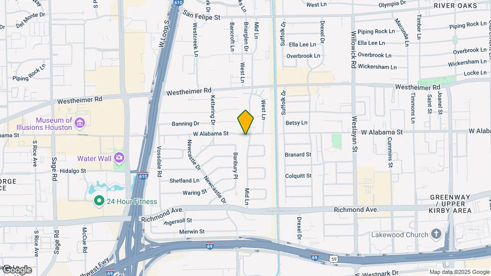 4307 W Alabama St Map and Location Details