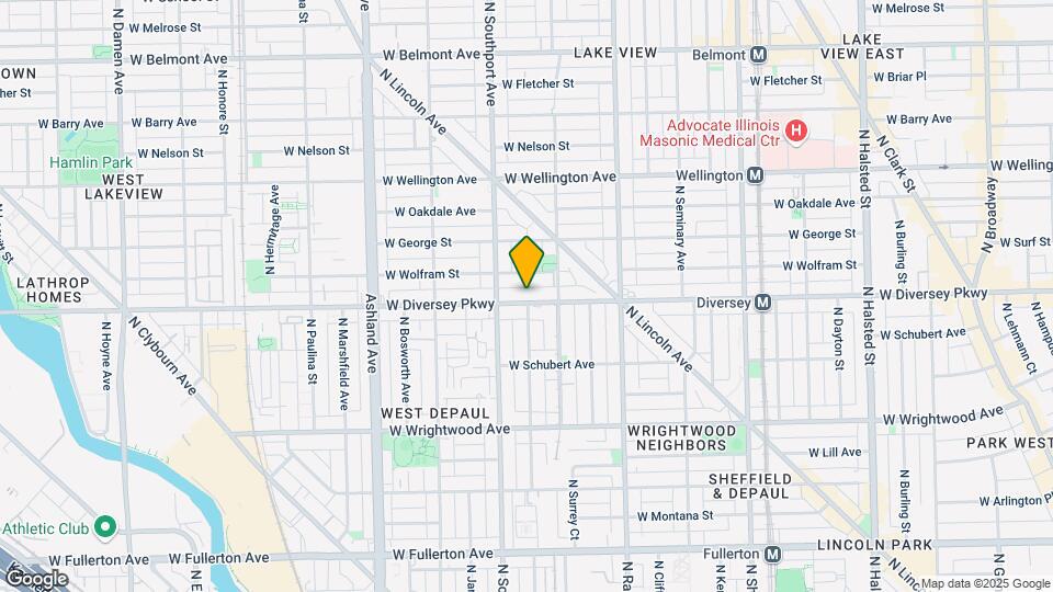 1330 W Diversey Pky Mapa y Detalles de la Ubicación
