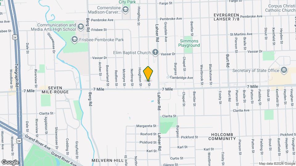 19137 Cooley St Map and Location Details